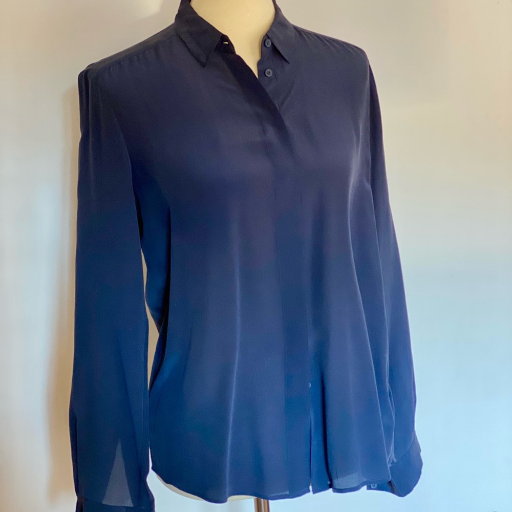 NWOT Blue Silk Shirt from & Other Stories